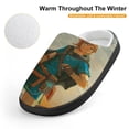 thumbnail image 4 of The Legend Of Zelda Breath of The Wild Soft Plush Slippers for Boys Girls Winter Warm Cotton Slippers with Rubber Sole Non-Slip Kid's Slip on Shoes Fluffy House Slippers For Indoor And Outdoor, 4 of 8