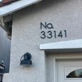 thumbnail image 3 of House Numbers Go Home, plástico moderno, 5 cm, negro y blanco, 3 of 6