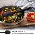 thumbnail image 3 of VONTER Rubber Spatula Set Heat Resistant bpa Free, Not Fade and No Taste Silicone Cooking Utensils, Dishwasher Safe black Silicone Spatula Baking., 3 of 7