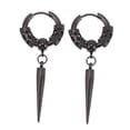 thumbnail image 4 of CTIRCHIU Men's Spike Dangle Earrings, 1 Pair Punk Rock Style Jewelry for Festivals, Parties, and Daily Casual Wear, 4 of 8