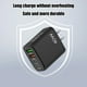thumbnail image 5 of Cargador USB 2U+2C, dispositivos compatibles, negro, 5 of 6