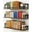 Rustic Brown, variant on Floating Book Shelves for Wall 3-Pack, 24 Inch Long Wall Mount Bookshelf for Bedroom, Rustic Farmhouse Wood Hanging Bookshelves for Living Room Office Books Plants (Dark Brown)