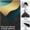 thumbnail image 3 of Teal Gold Marble Pattern Kitchen Rugs Sets Of 3,Kitchen Runner Rugs Non Skid Washable,Decorative Kitchen Floor Mats for Kitchen,Sink,Laundry,17"x30"+ 17"x47" + 17"x59", 3 of 6