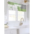 thumbnail image 3 of Valances for Windows Sage Green Rod Pocket Cafe Window Treatments Valance Curtains for Kitchen Bathroom Laundry Basement Windows 54"x18", 3 of 9