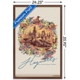 thumbnail image 3 of The Wizarding World: Harry Potter - Floral Hogwarts Wall Poster, 22.375" x 34" Framed, 3 of 4