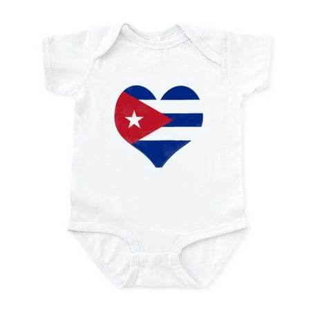 

CafePress - El Corazón De Cuba Body Suit - Baby Light Bodysuit