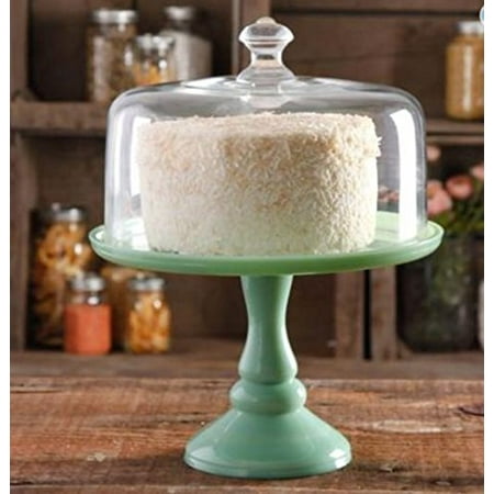 Pioneer Woman Pedestal Cake Plate & Glass Lid Jadeite Color 10 Inch ... Pioneer Woman Pedestal Cake Plate & Glass Lid Jadeite Color 10 Inch ...