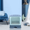 thumbnail image 3 of AOSUI Covered Cat Litter Box extra large litter box odor filter Front Entry Top Exit Litter Box with Lid for Cats, enclosed Cat Potty with Cat Litter Scoop and Cat Litter Mat Easy Clean, 3 of 7