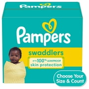Pampers Swaddlers Diapers Size Newborn, 140 Count (Select for More Options)