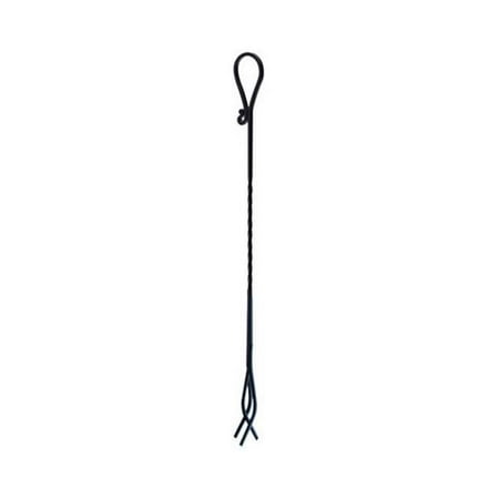 15513 Black Twisted Steel Fireplace Tongs Walmart Com