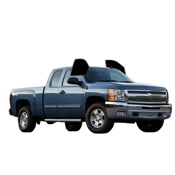Haiy Co - PreCut 2Ply 05% Window Tint Film Kit For 2007-2013 Chevrolet Silverado 1500 Extended -Front Windows