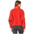 thumbnail image 2 of Free People Women's Hit the Slopes Fleece Jacket Red Size Medium, 2 of 3