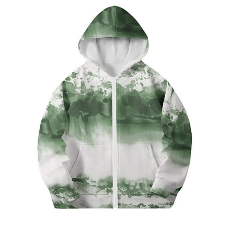 QQAMB Winter Coat for Girls Lightweight Casual Printed Hoodies Sweatshirts Loose Outwear Coat with Pocket 4 Years