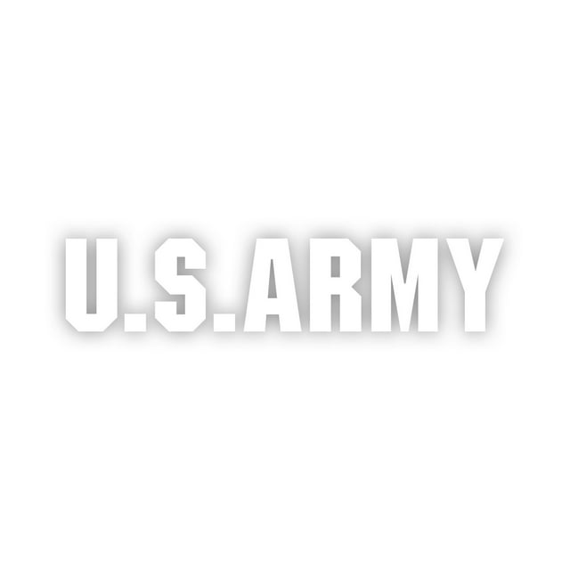 U.S. Army Sticker Decal Die Cut - Self Adhesive Vinyl - Weatherproof - Made in USA - Many Color and Sizes - us united states