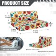 thumbnail image 2 of Pzuqiu Colorful Floral Rv Dinette Cushion Cover Universal Rv Sofa Split Seat Cover Stretch Easy Installation Camper Cushion Slipcover Available for All Seasons, 2 of 7