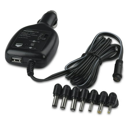 Car Cord Adapter with USB Power 90305, Car Power Adapter Provides 3, 4.5, 6, 9 and 12 VDC at up to 2000 ma By