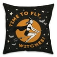 thumbnail image 2 of Creative Products Time to Fly Witches 18 x 18 Spun Poly Pillow, 2 of 3