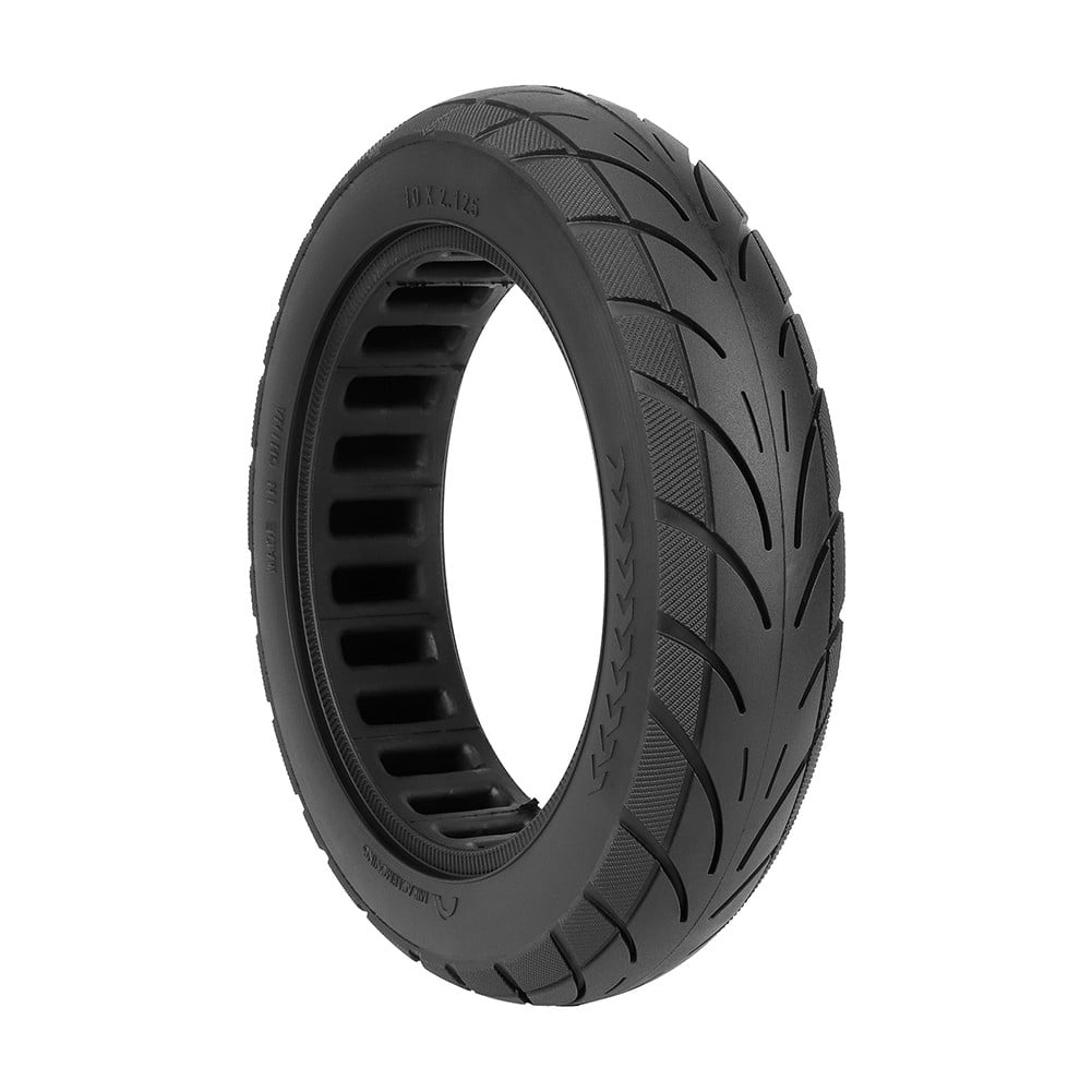 RidTianTek 10x2.125 Solid Rubber Tire for Segway Ninebot  F20/F25/F30/F40/F65/D18W/D28U/D38U Electric Scooter Accessories 10 Inch  Scooter Tire Wheel