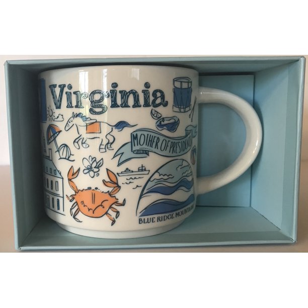 Starbucks Been There Series Collection Virginia Coffee Mug New With Box