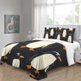thumbnail image 4 of Home Bedding Set Fish Shell Comforter Cover Set Teen Adult Creative Seafloor Bedspreads,Full (80"x90"), 4 of 5