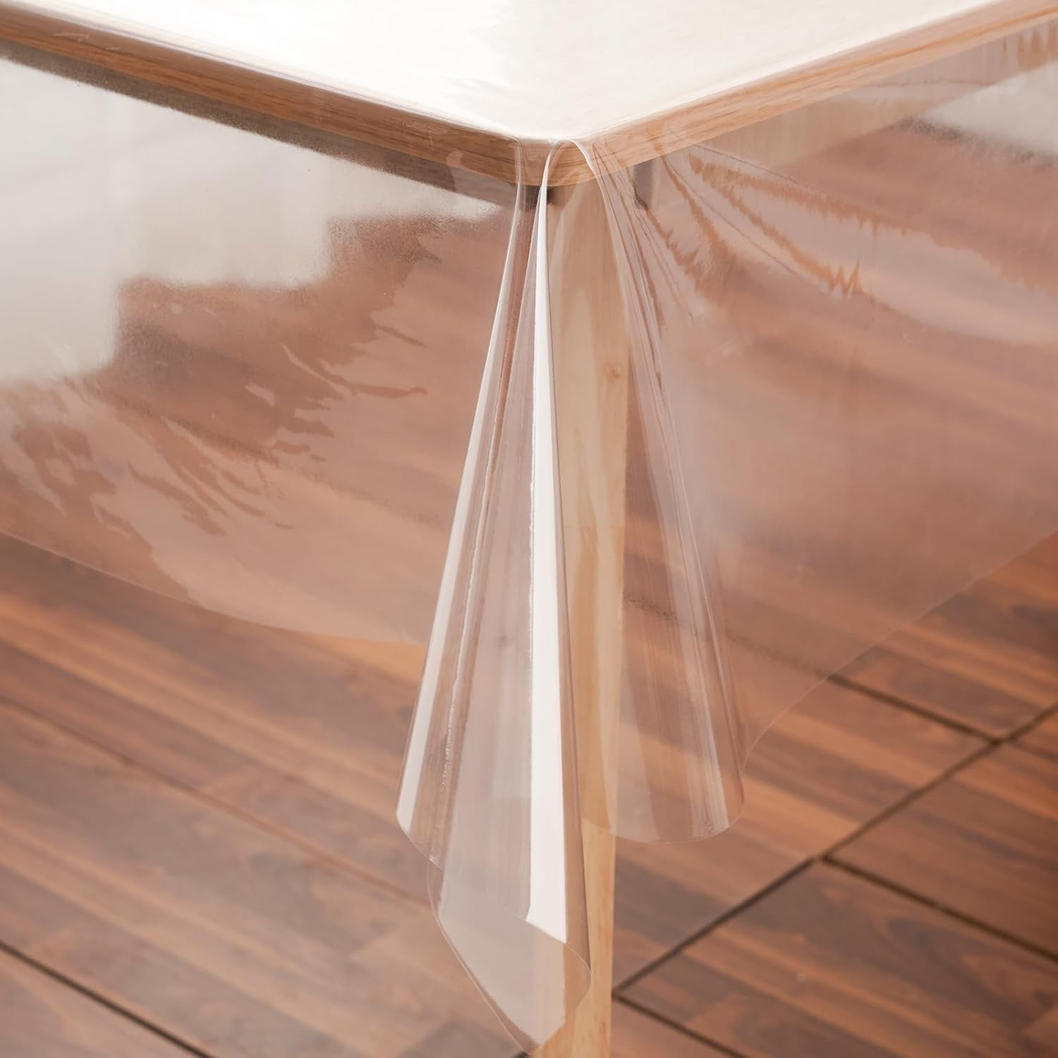 Benson Mills Clear Vinyl Tablecloth Protector – Heavy Duty 60x84 Oblong Cover