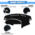 thumbnail image 3 of Unique Bargains 1Pcs Car Dashboard Cover Compatible for Mazda 3 Sedan 2010-2013, Protective Polyester Black, 3 of 7