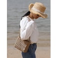 thumbnail image 5 of PIKADINGNIS Straw Bags for Women, Pearl Crossbody Purses Shoulder Straw Handbag Vintage Handwoven Bag Summer Beach Bag, 5 of 5