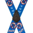 thumbnail image 3 of Suspender Store Novelty "Say No To Crack" Suspenders - 2-Inch Wide Elastic - X-Back - Gator Clip - 3 Sizes, 3 of 4