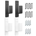 thumbnail image 4 of Door Barricade Brackets,2 Pack Drop Open Bar Holder for Home Security, 4 of 5