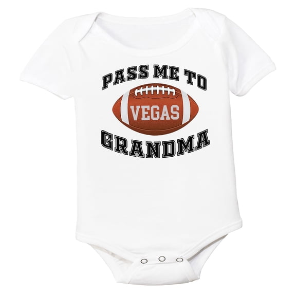 Future Tailgater Pass Me to GrandMa Baby Bodysuit for Las Vegas Fans
