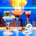 thumbnail image 3 of LINLIN LED Coaster, Light Up Coasters, LED Bottle Lights for Parties Weddings Bar Christmas Home, 3 of 7