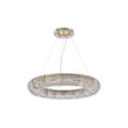 thumbnail image 3 of Elegant Lighting 2114G41C/RC Paris 18 Light 41" Wide Crystal Ring Chandelier - Chrome, 3 of 7