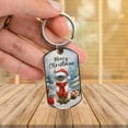 thumbnail image 3 of Merry Christmas Siamese Enjoys Catmas Winter Xmas Holiday Stainless Steel Keychain Cat Lover Kitten Owner Gifts Collar Charm Tag Keyring - 02022, 3 of 5