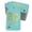 Aqua Blue, variant on Inkdotpot Silver Foil Paper Hang Tags Hugs And Kisses From The New Wedding Favor Tags 50 Pieces