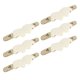 thumbnail image 4 of 10 Uds Clip de cincha Clips para ropa forma de pico de pato hebilla soporte accesorio para chal con tirantes ala blanca, 4 of 9