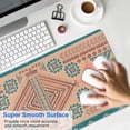 thumbnail image 4 of Long Mouse Pads for Desk,Multicolor Geometric Boho Pattern Desk Mats on Top Of Desks, Desk Mouse Pad Extra Large with 3mm Non-Slip Base and Stitched Edge for Gaming,Office,Work,Home 31.5"x15.7", 4 of 6