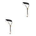 thumbnail image 3 of Redempat Sangle de Cou pour Saxophone Rembourrée Confortable pour Saxophone Basse Clarinette Soprano Blanc 45cm 2Set, 3 of 6