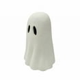 thumbnail image 4 of Paper Mache Ghost Tabletop Decoration,11" Halloween Decorations,Resin Halloween Home Standing Ghost Decor Tabletop Decorations,Party Decoration Resin Ghost Sculpture Statue(White,11"), 4 of 9