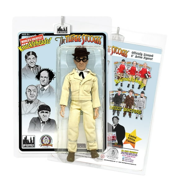 The Three Stooges 8 Inch Action Figures Series: Tan Suit Shemp