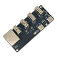 thumbnail image 2 of CH339F USB to RJ45 Ethernet Hub Module 4-Channel USB2.0 Extender with Network Card Driver Plug and Play,1 * Hub Module,Black, 2 of 6