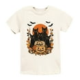 thumbnail image 3 of Black Cats Pumpkin Vintage - Toddler Short Sleeve Graphic T-Shirt and Youth Short Sleeve Graphic T-Shirt, 3 of 16
