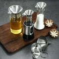 thumbnail image 3 of Stainless Steel Funnels for Pouring Liquid Ingredients, Sturdy, Splash - Preventing and Easy to Clean, 3 of 9