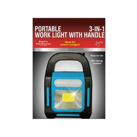 

Kole Imports GE796-6 Portable 3-in-1 Style Work Light with Handle - Pack of 6