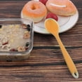 thumbnail image 6 of Silicone Dinner Spoon Long Handle Restaurant Kitchen Dessert Shop Orange, 6 of 7