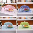 thumbnail image 5 of 4 Uds. Campana para comida/campana para insectos/tienda de campaña para comida/cubierta plegable para alimentos, paraguas con pantalla de malla, barbacoa y más, 4 colores rosa, verde, amarillo, azul, 5 of 5