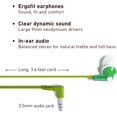 thumbnail image 2 of Audífonos alámbricos Panasonic RP-HJE120-G con conector de 3.5 mm, color verde, 2 of 8