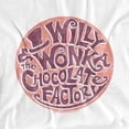thumbnail image 2 of Willy Wonka and The Chocolate Factory Circle Logo Women's T Shirt, White, Large, 2 of 6