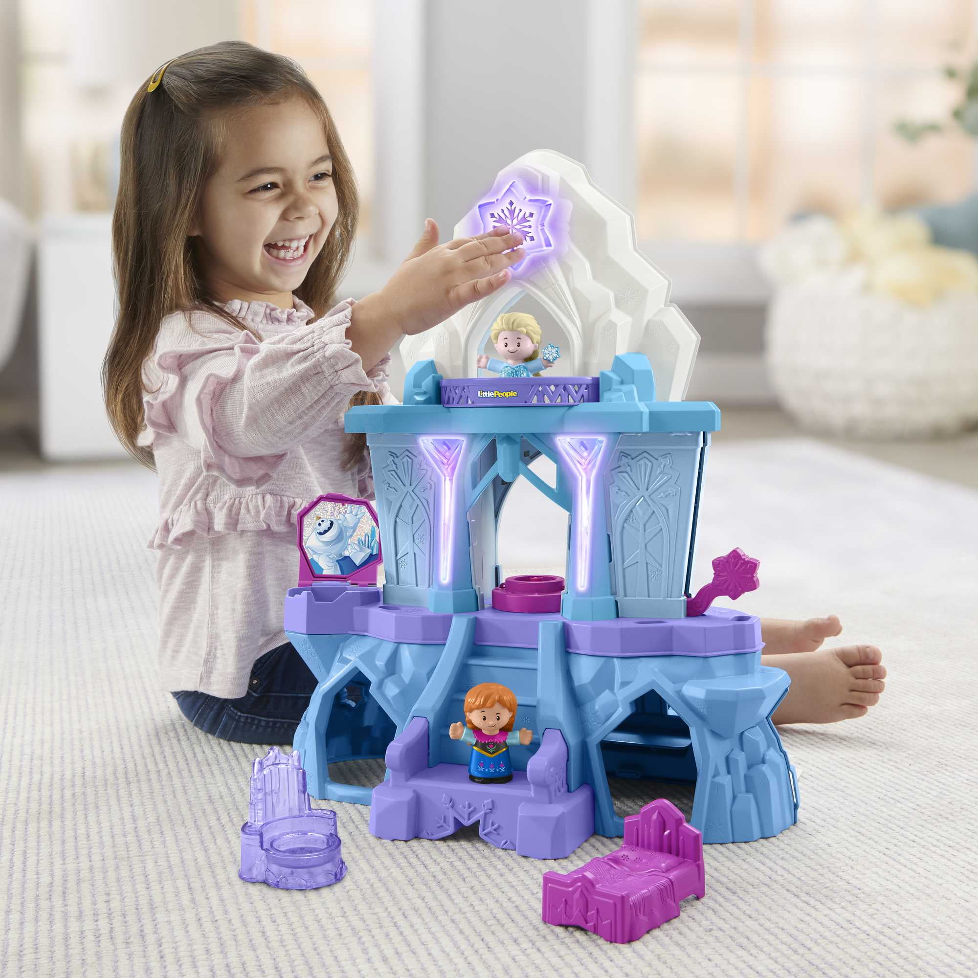 Fisher-Price Disney Frozen Elsa's Enchanted Lights Palace by Little People