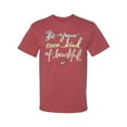 thumbnail image 2 of Positivity saying Pop Culture Men's Graphic T-Shirt, Vintage Heather Red, Small, 2 of 3