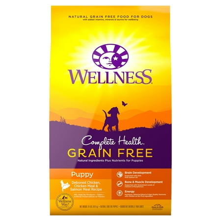 UPC: 0076344891499 | Wellness Complete Health Natural Grain Free Dry Puppy Food Chicken & Salmon 24-Pound Bag